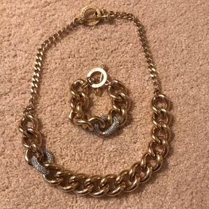 Juicy Couture necklace and bracelet